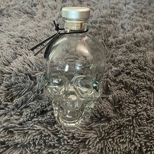 Decorative Crystal Head Bottle